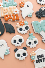 Skull Cookie Cutter. Halloween Cookie Cutter. With Stamp.