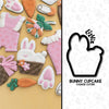 bunny cupcake cookie cutter