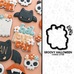 Groovy Halloween cookie cutter. Halloween Cookie Cutter.
