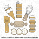 macaron stack cookie cutter baking tool cookie cutter