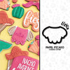 Plaque Cookie cutter papel picado single first fiesta cookie cutter cinco de mayo