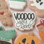 Voodoo You Love Cookie Cutter: Halloween Baking, 3D Printed