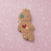 Voodoo Doll Cookie Cutter: Halloween Baking, PLA 3D Printed