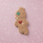 Voodoo Doll Cookie Cutter: Halloween Baking, PLA 3D Printed