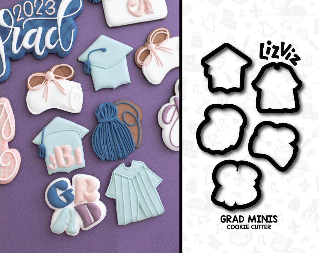 Wedding Mini Cookie Cutter Set-Set of 5 Wedding themed mini cookie cut –  KreativeBaking