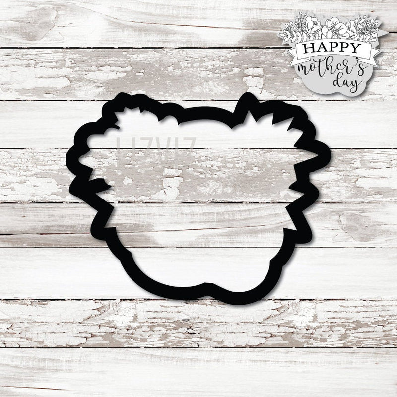 Floral Banner Cookie Cutter. Mothers Day. Happy birthday.