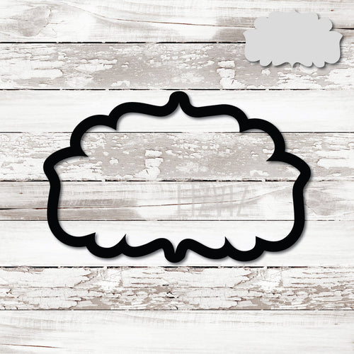 Wavy Plaque Cookie Cutter