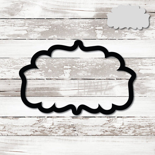 plaque cookie cutter shimmer