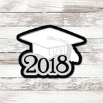Graduation Cap Cookie Cutter. 2018 Cookie Cutter.