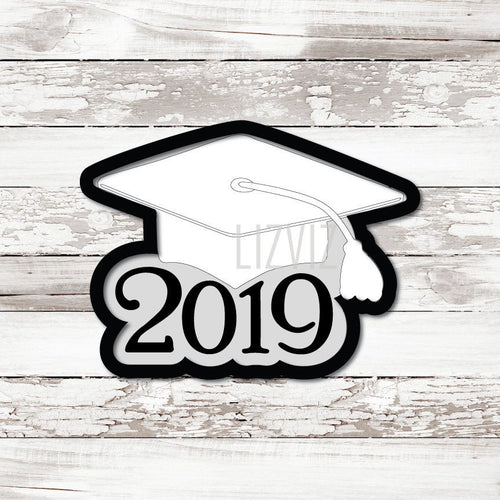 Graduation Cap Cookie Cutter. 2018 Cookie Cutter.