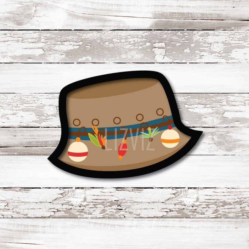 Fishing Hat Cookie Cutter
