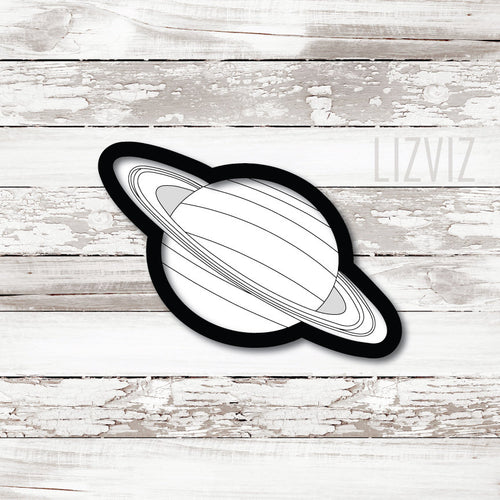 Planet Cookie Cutter. Saturn Cookie Cutter