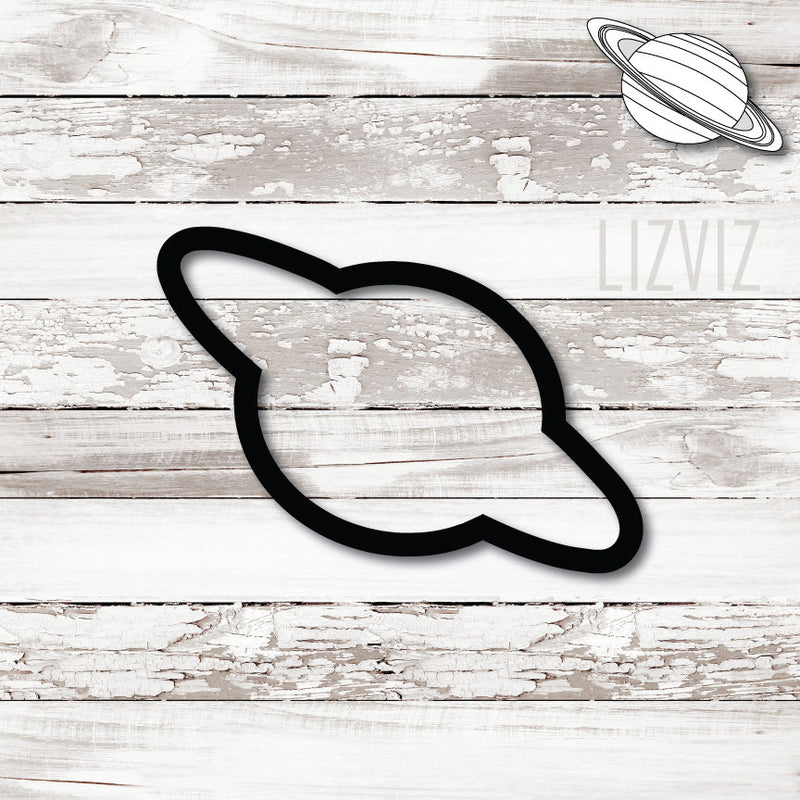 Planet Cookie Cutter. Saturn Cookie Cutter