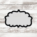 plaque cookie cutter shimmer