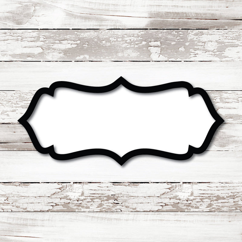The Becca plaque Cookie Cutter