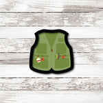 Fishing Vest Cookie Cutter
