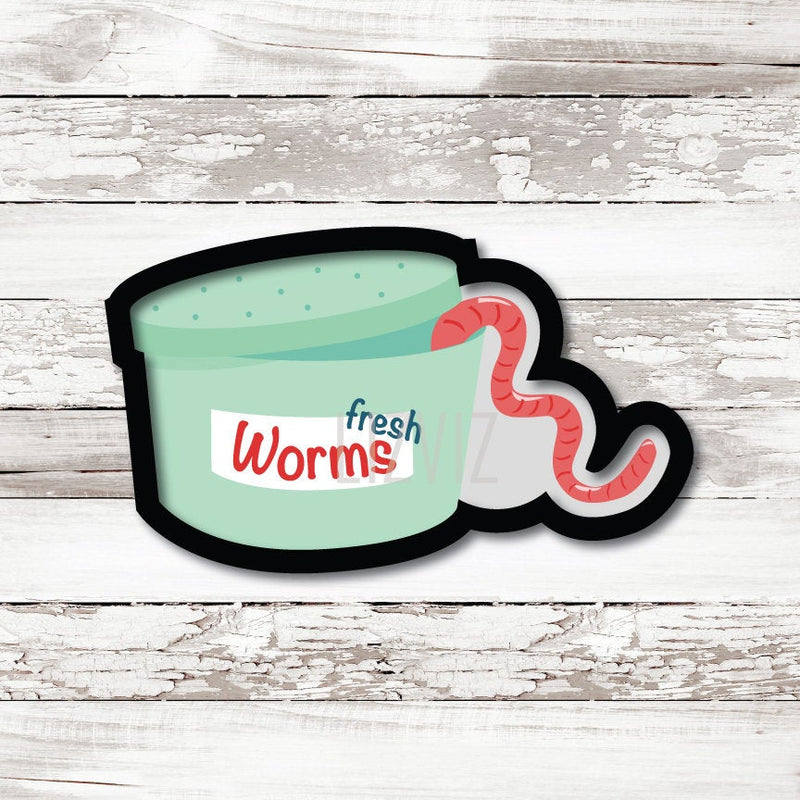 Can of Worms Cookie Cutter