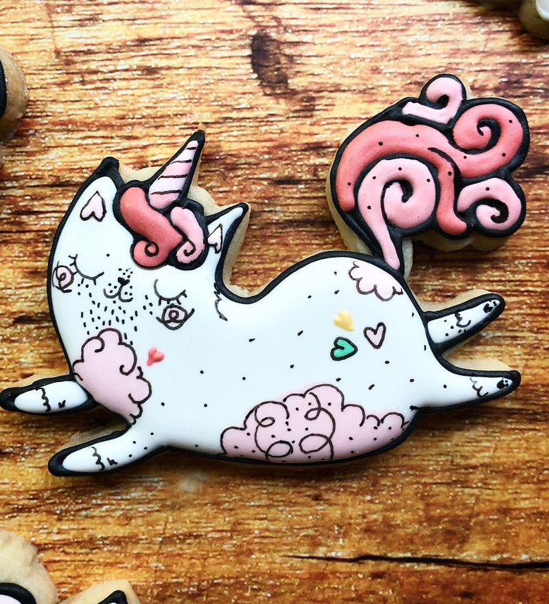 Unicat Prancing Cookie Cutter. Prancing Unicorn Cookie Cutter.