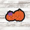 Double Pumpkin Cookie Cutter. Halloween Cookie Cutter.