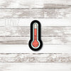 Thermometer Cookie Cutter. Weather Cookie Cutter.