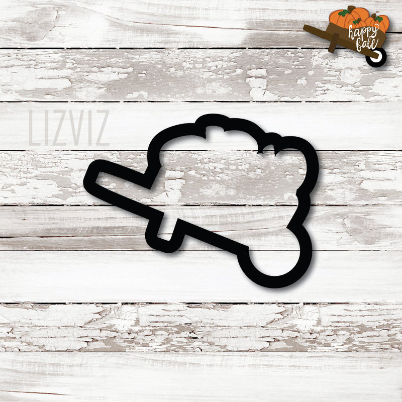 Pumpkin Cookie Cutter. Wheelbarrow Cookie Cutter. Fall Cookie Cutter.