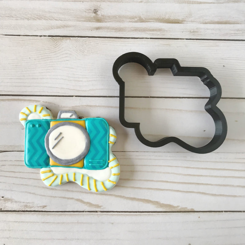 Camera Cookie Cutter. Camping Cookie Cutter.