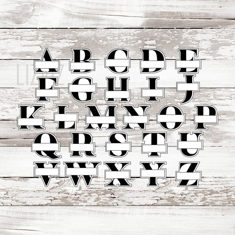 Alphabet Monogram Cookie Cutter.