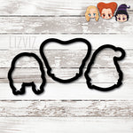 Hocus Pocus Cookie Cutter. Sanderson Sisters. Halloween Cookie Cutter.