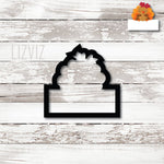 Turkey Cookie Cutter. Plaque Cookie Cutter.