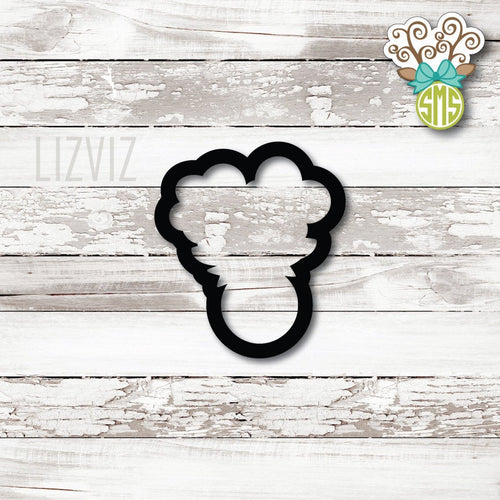 Girly Reindeer Monogram Cookie Cutter.