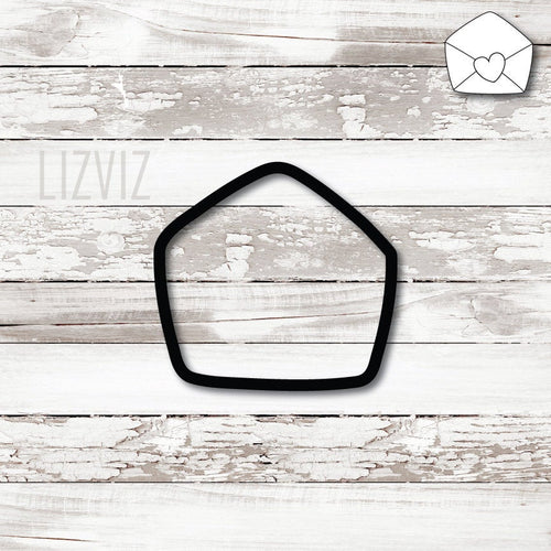 Envelope Cookie Cutter. Valentines.