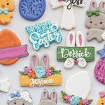 Bunny Ear Cookie Cutter With Plaque