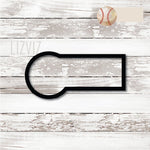 BasketBall Cookie Cutter. Baseball Cookie Cutter. Plaque Cookie Cutter.