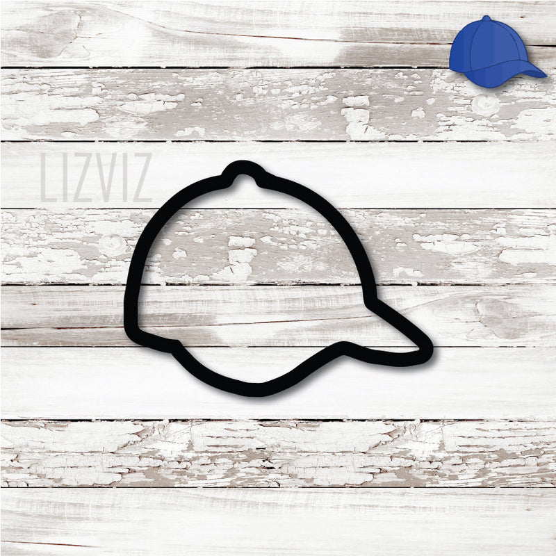 Baseball Cap Cookie Cutter.