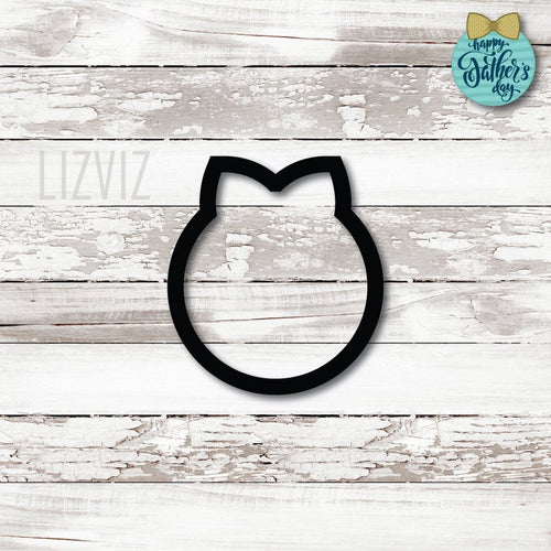 Circle with Bow Cookie Cutter.
