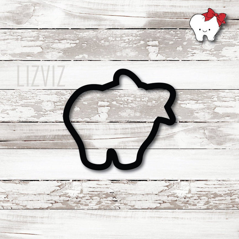 Nurse Appreciation Cookie Cutter. Tooth Cookie Cutter.