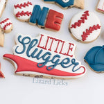 Baseball Cookie Cutter. Little Slugger Cookie Cutter.