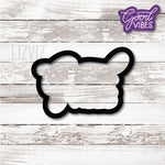 Good Vibes Cookie Cutter. Summer Cookie Cutter.