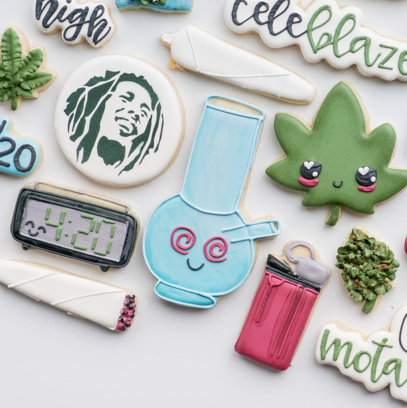 420 cookie Cutter. Bong. Weed Cookie Cutter. Marijuana.