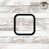 App Square Cookie Cutter. Rounded Square.