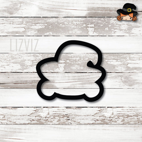 Witch Cookie Cutter. Face Only. Halloween Cookie Cutter.