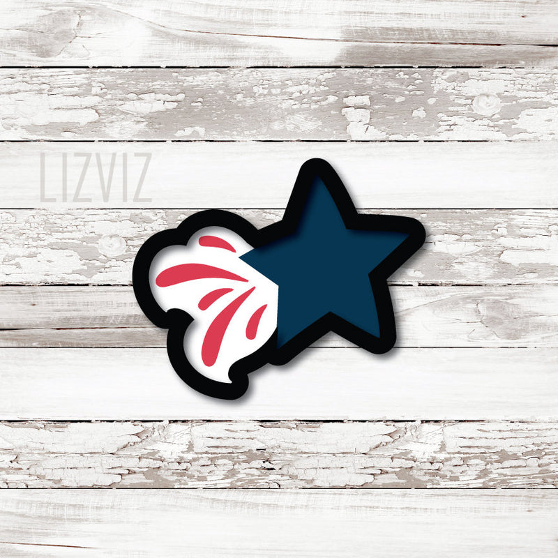 Star Cookie Cutter. Fourth Of July.