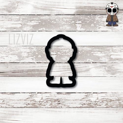 Jason Voorhees Full Body Cookie Cutter. Halloween Horror Cookie Cutter.