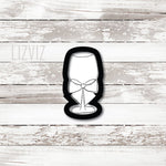 Wine Glass Cookie Cutter. Wine Bottle.