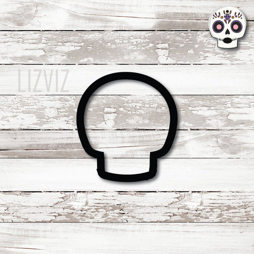 Sugar Skull Cookie Cutter. Halloween Cookie Cutter.