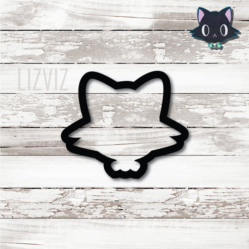 Halloween Cookie Cutter. Nesting Cookie Cutters. Cat.