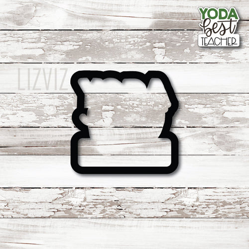 Valentine Cookie Cutter. Yoda Best Plaque. Valentine's Cookie Cutter.