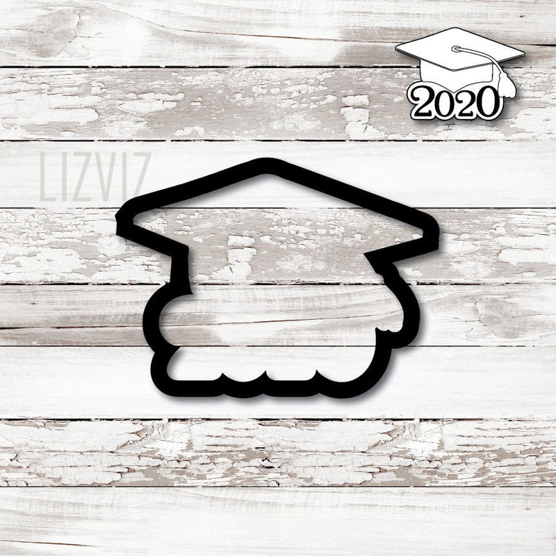 Graduation Cap Cookie Cutter. 2020 Cookie Cutter.