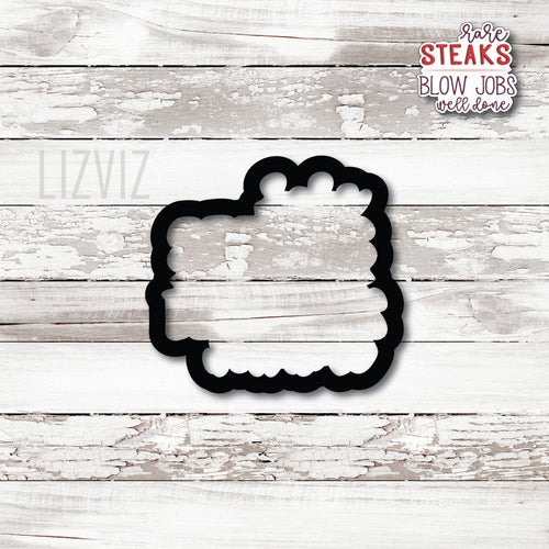 Steaks and BJ Day Cookie Cutter. Valentine's Cookie Cutter.