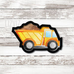 Dump Truck Cookie Cutter. Construction Cookie Cutter.